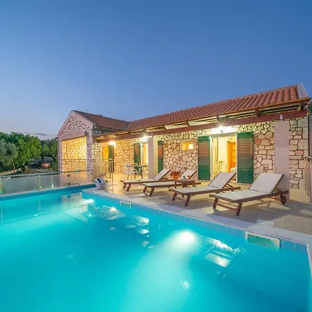 Villa Stone Eriphyle ,private With Sunset View!!