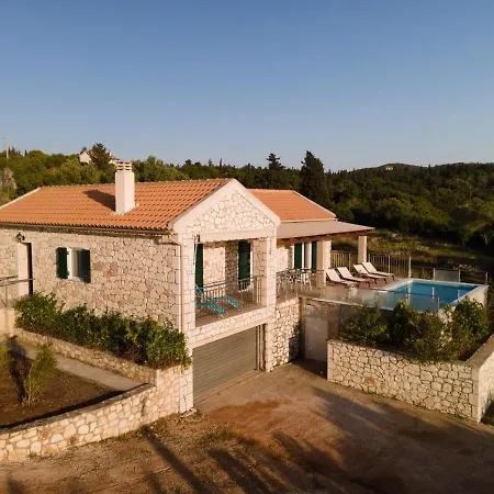 Villa Stone Eriphyle ,private With Sunset View!! Fiskardo