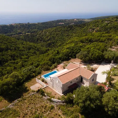 Villa Stone Eriphyle ,private With Sunset View!! Fiskardo