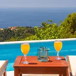 Stone Eriphyle ,private With Sunset View!! * Φισκάρδο