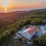 Stone Eriphyle ,private With Sunset View!! Φισκάρδο