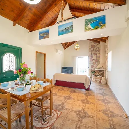 Villa Stone Eriphyle ,private With Sunset View!! Fiskardo